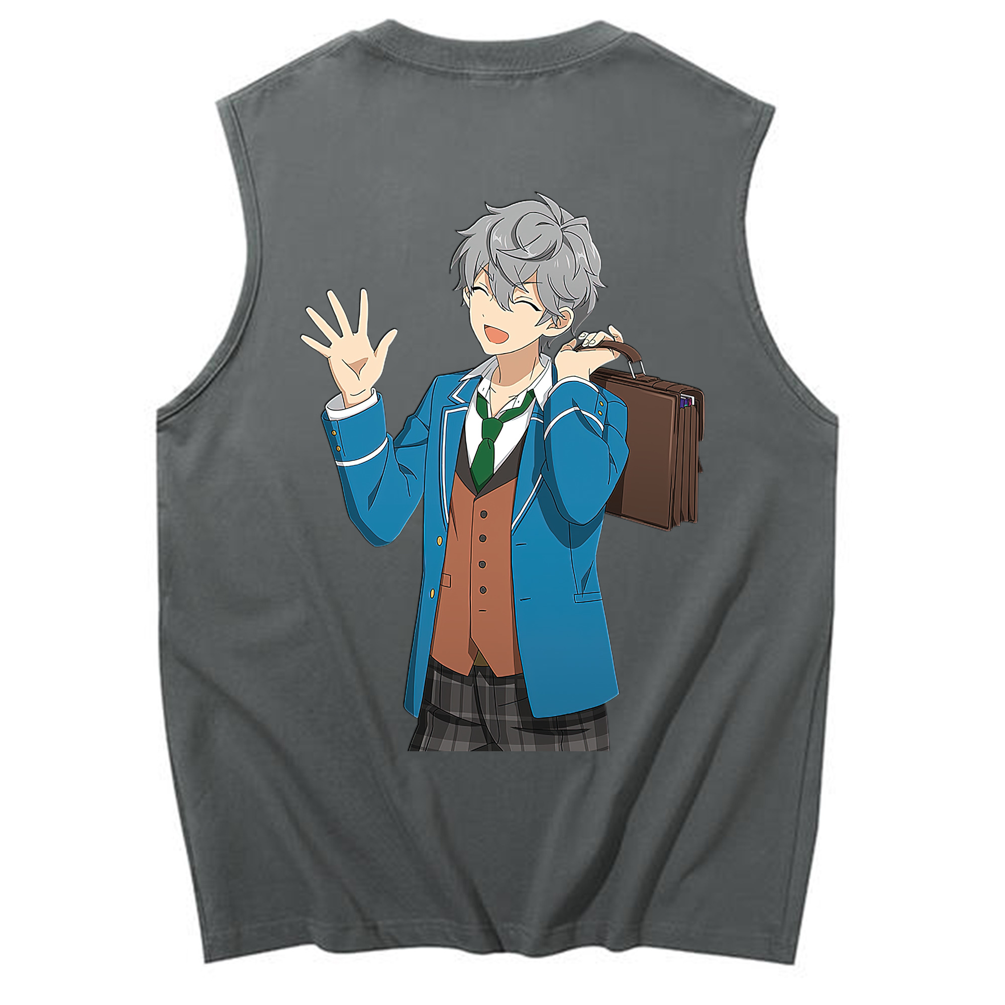 （画像用） あんさんぶるスターズ! Ensemble Stars コットン100％タンクトップ（背面プリント）